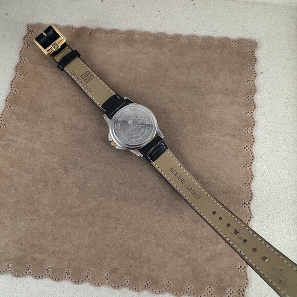 Vintage Givenchy Paris Gold Bezel Gold and Stainless Steel Quartz Watch - Picture 9 of 9